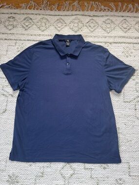Calvin Klein Men's Dark Blue Polo Shirt